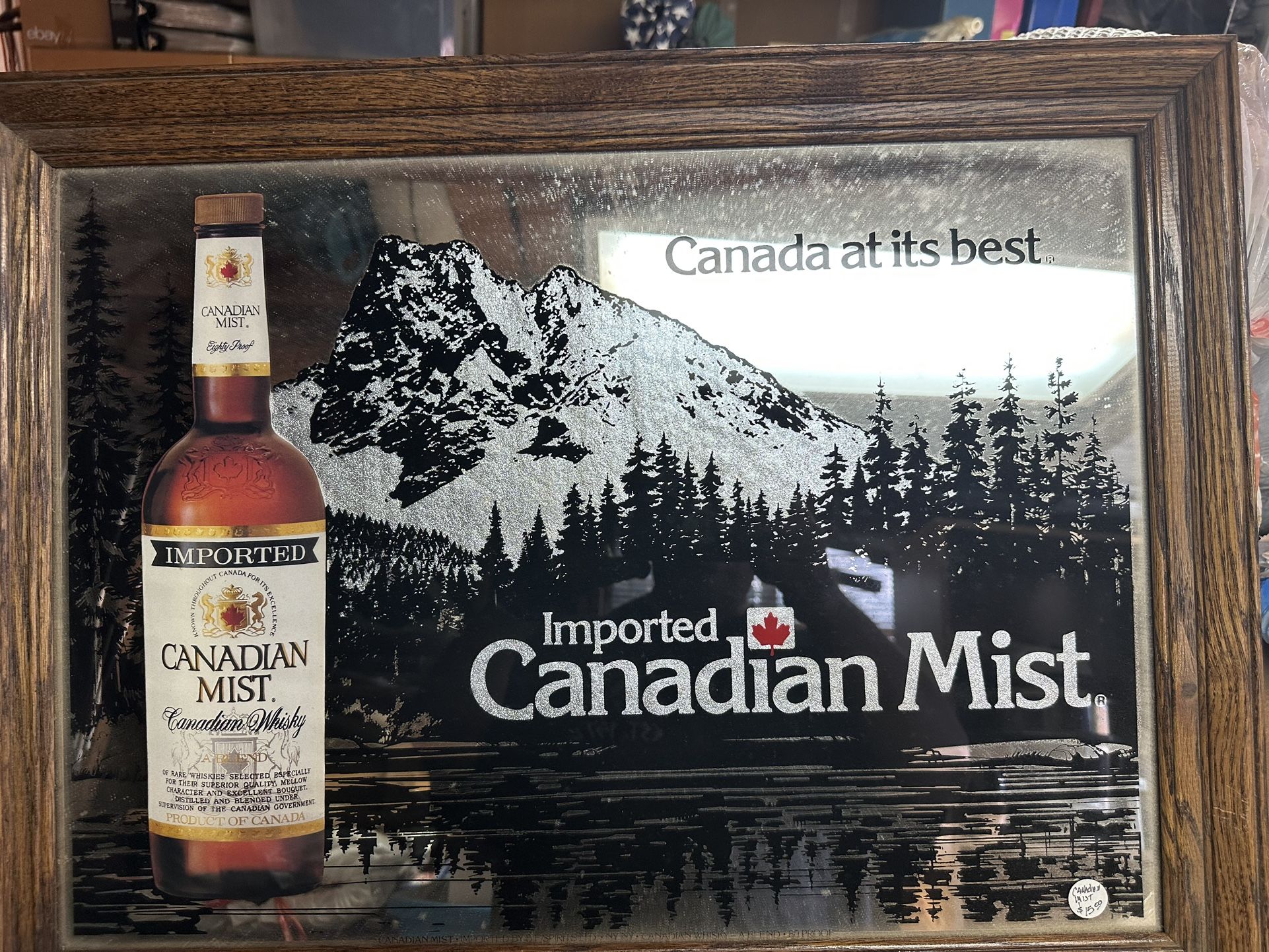 Canadian Mist Whiskey Mirror