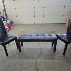 Bench and Chairs for SALE 