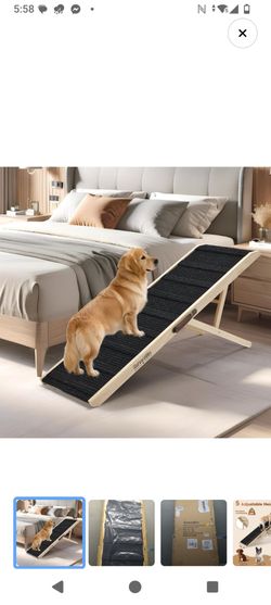 SweetBin Adjustable Wooden Dog Ramp