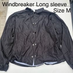 Black Medium Windbreaker 