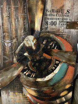 'Fly Rider' Metal Wall Art
