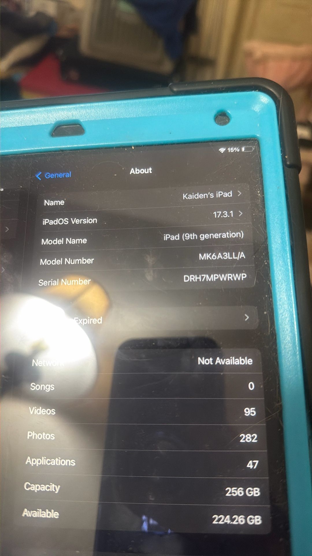 iPad 9th generation 256gb 10.2 inch