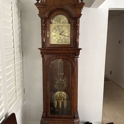 For Sale: $1700 obo 1987 Ridgeway Grandfather Clock – German Hermle Movement – Excellent Condition