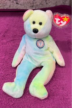 Ty Beanie Baby Birthday Bear