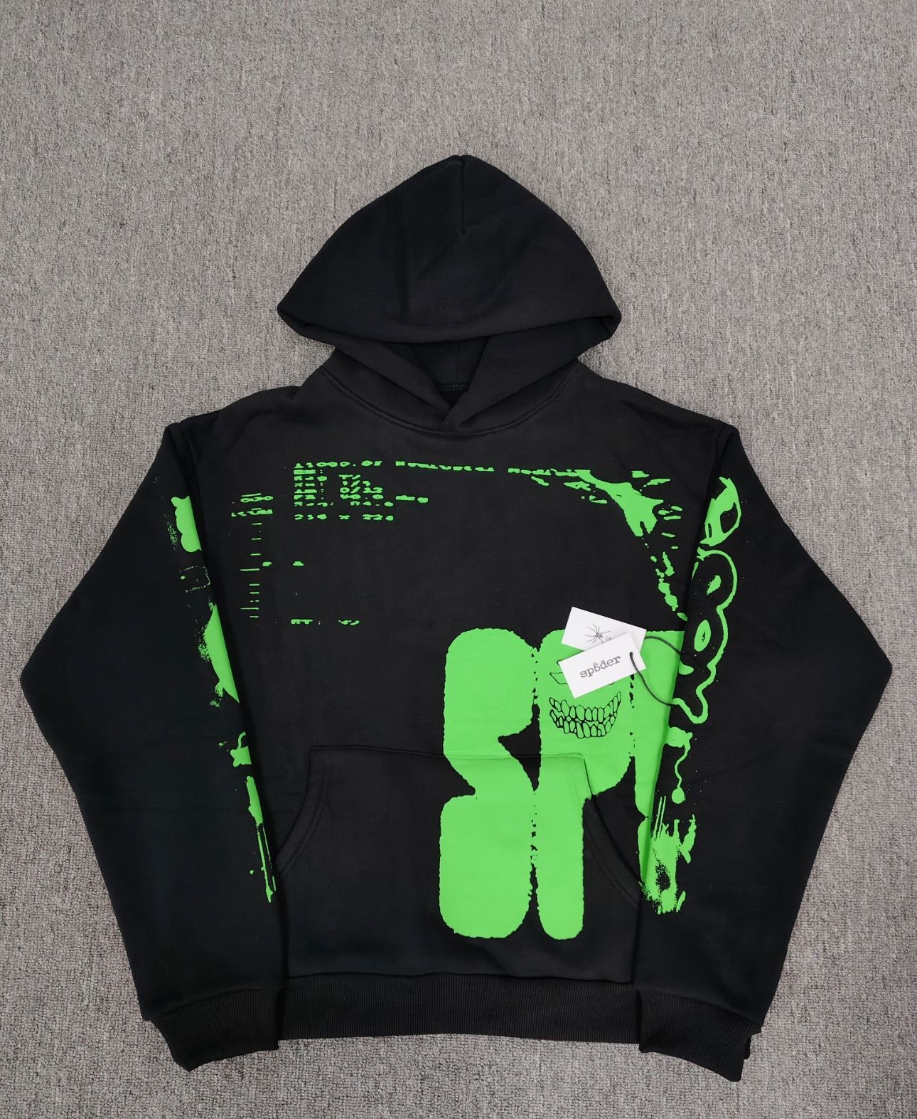 Black X-ray Spider Hoodie 