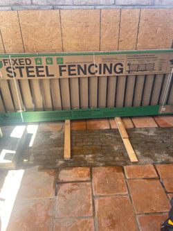 Fixed Steel Fencing Welded Panel