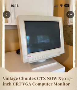 Vintage computer monitor