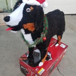 New Christmas Decoration Dog 3ft Tall With Lights 