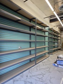 Industrial Shelving 96 in W x 18 in D New 7 Tier Boltless Warehouse Garage Storage Container Shed Rack Delivery Available
