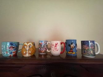 Authentic Disney parks coffee, mugs