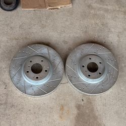 R1 Concepts Front Rotors (Fits 370z sport/Akebono)