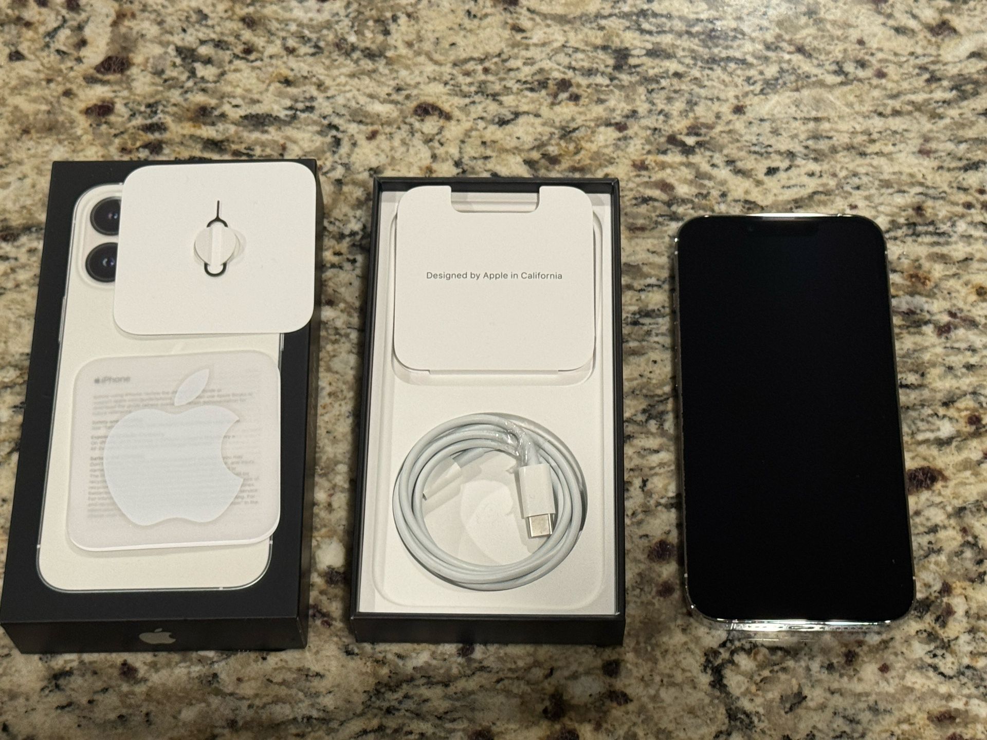 iPhone 13 Pro 128gb White Chrome Color Unlocked Complete w/ Box