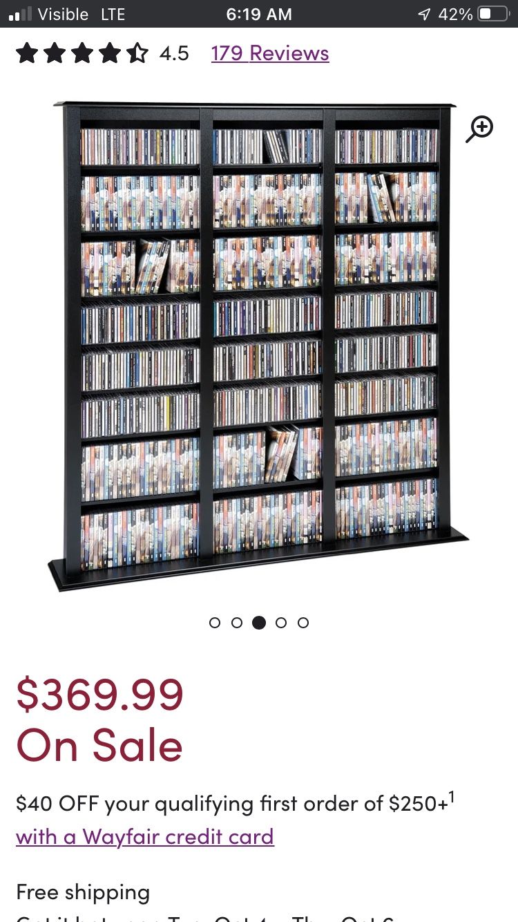 Multimedia Storage Cabinet