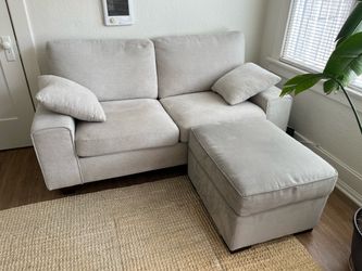 Couch and ottoman