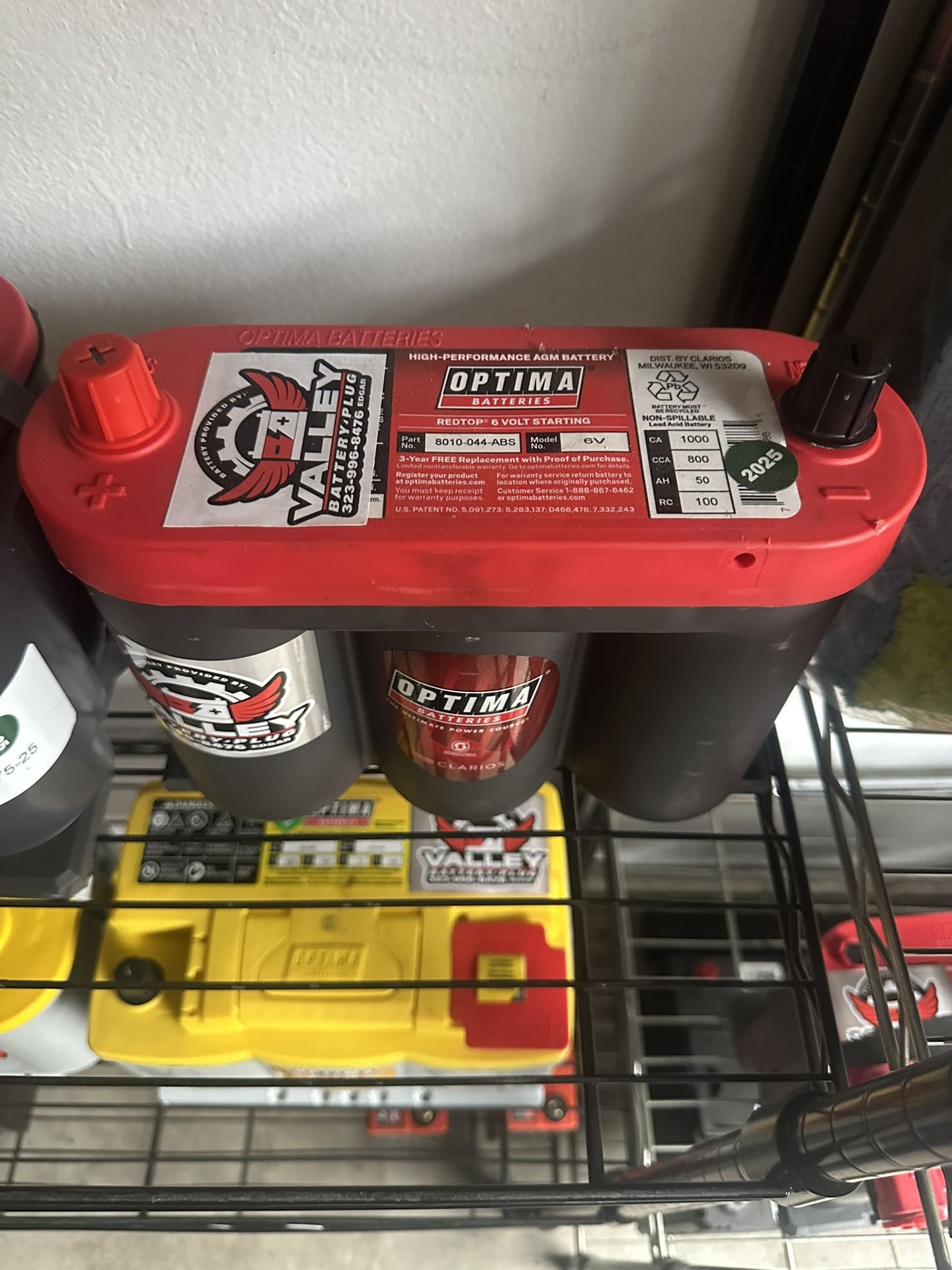 6 Volt Optima Battery