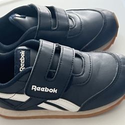 New Toodler  Size 8 Reebok Tennis Shoes Blue And White 