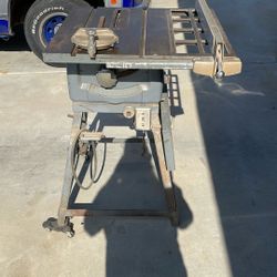 1960 craftsman table saw must be picked up cannot deliver