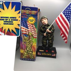 American Patriot Singing and Moving body