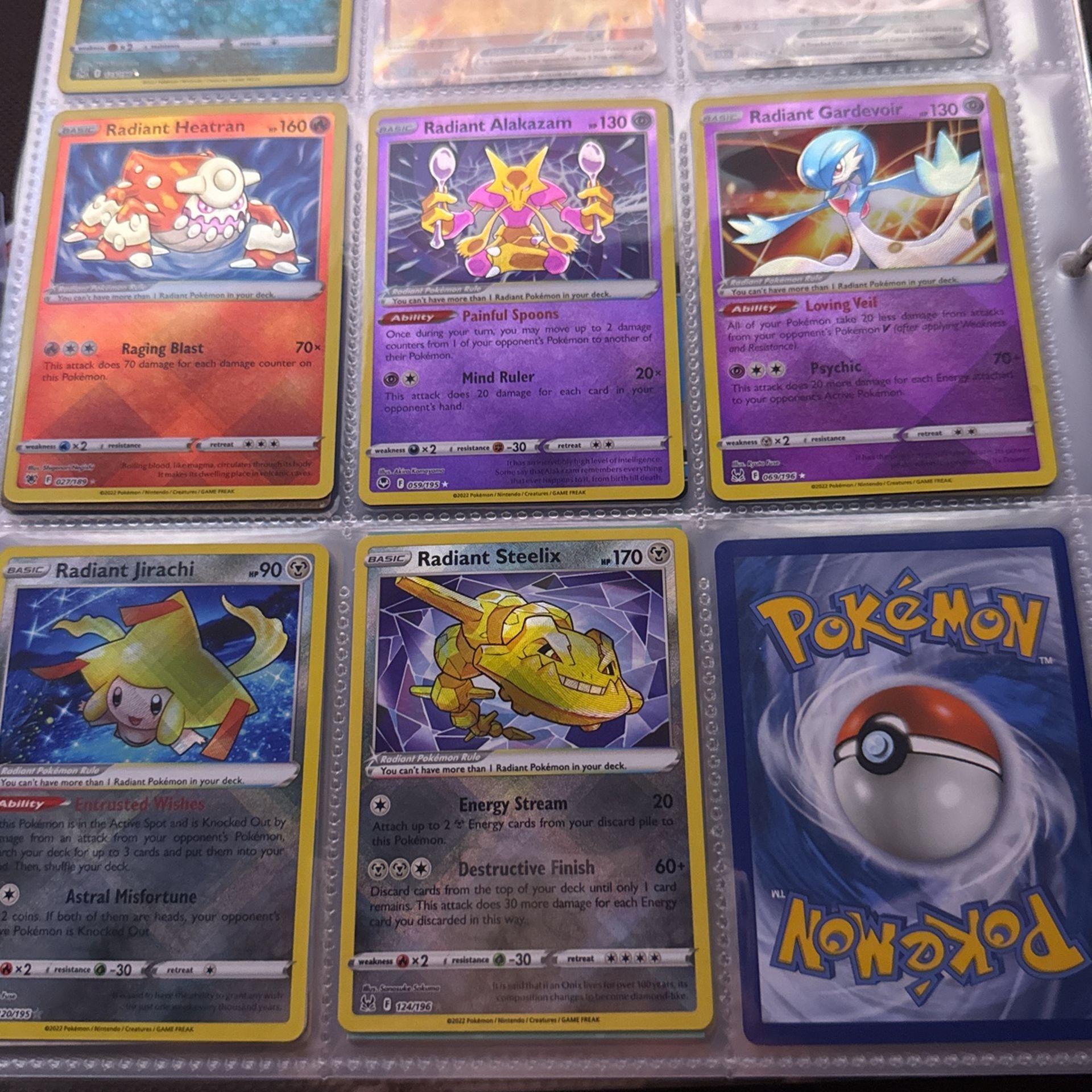 Pokémon Radiant Cards