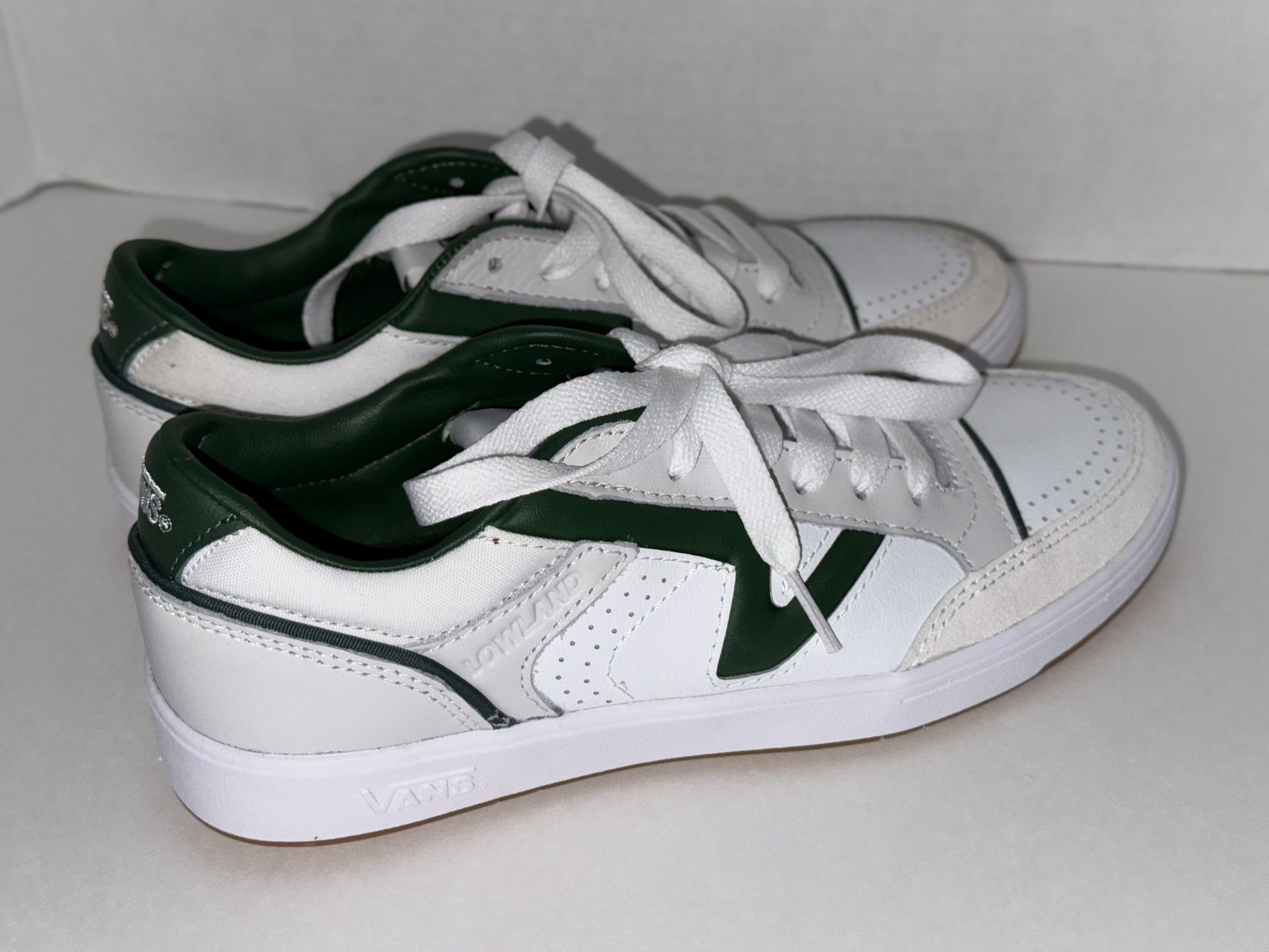 VANS (8.5) Lowland 1.0 Court Green Comfy Cush (DISCONTINUED/LIMITED EDITION)