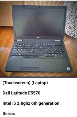 (Touchscreen Laptop )
Dell Latitude E5570
Intel i5 2.8ghz 6th generation series 256gb SSD WiFi windows 11 pro Bluetooth 8gb ram Webcam 64bit system