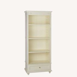 White Bookcase Display Shelf 