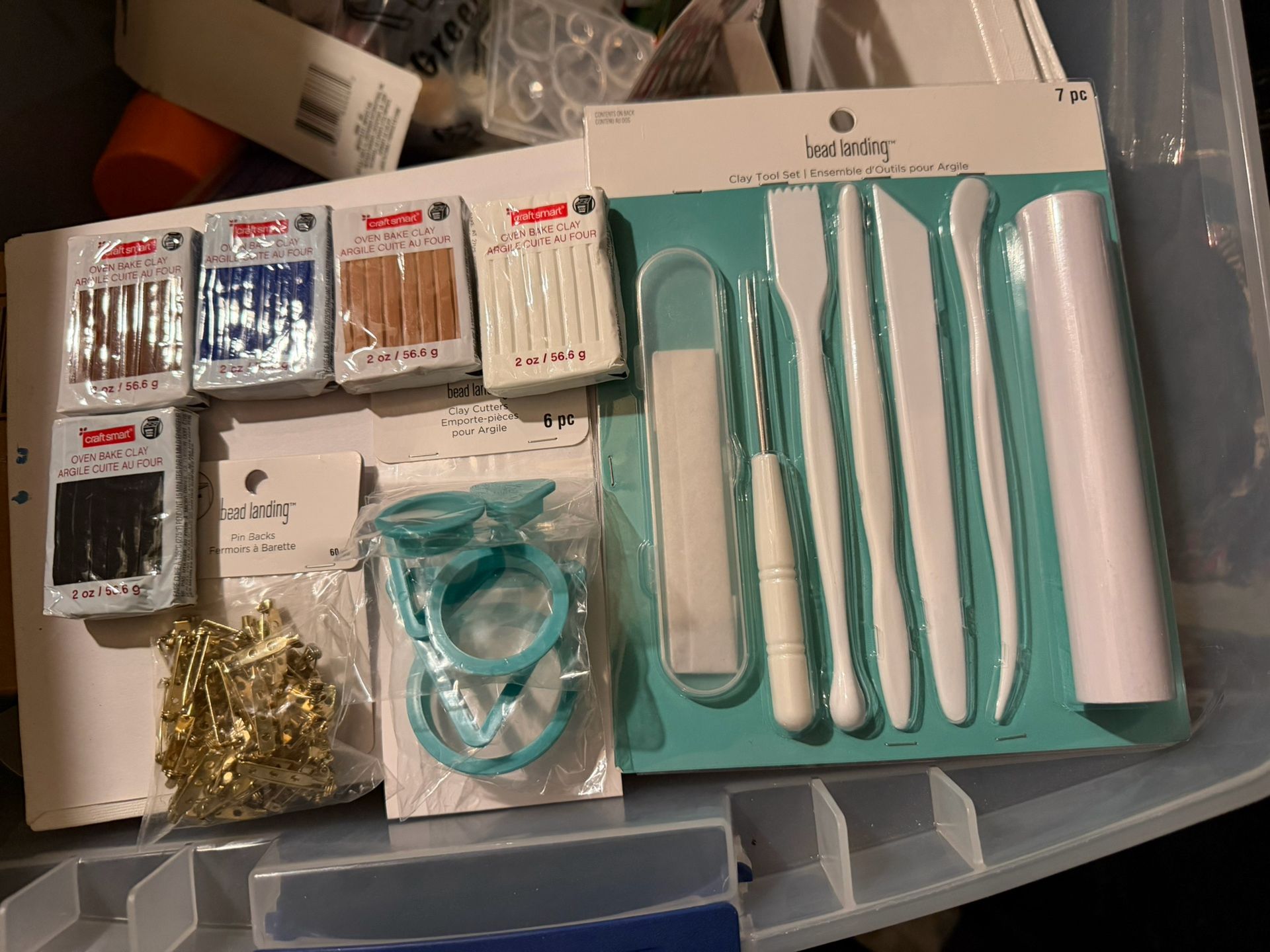 Make Your Own Jewelry And Pins Clay Bundle