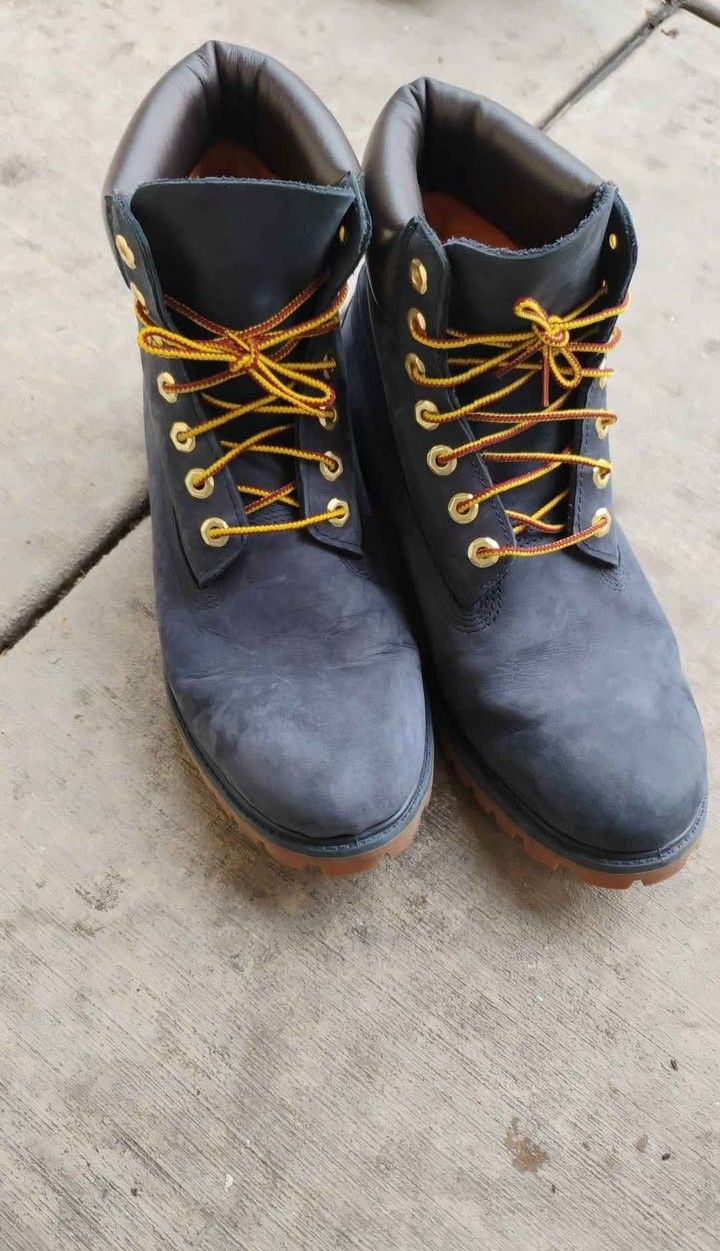 Navy Blue Tim\'s Size 10