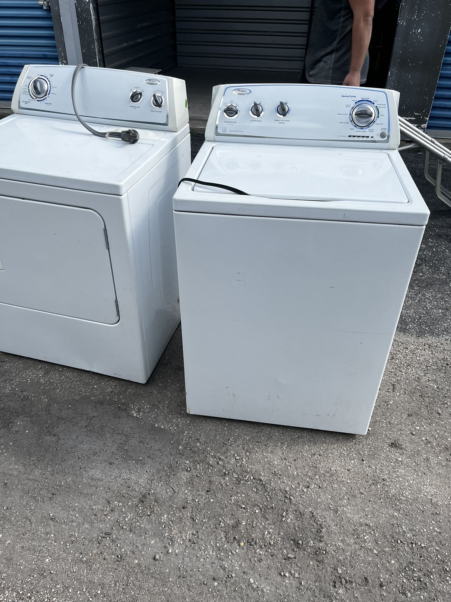 WASHER AND DRYER BOUGHT AND ENDED UP NOT NEEDING THEM.