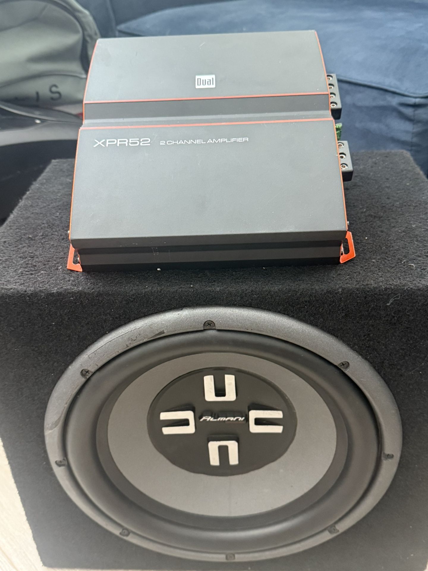 Subwoofer Alamani With Box 12 With Amp