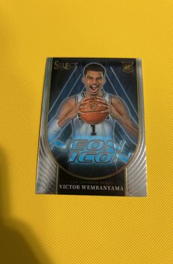 Nba 2023-24 Panini Select Neon Icon Victor Wembanyama 
