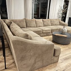 14ft x 10ft Extra Large Beige Sectional – Smoke-Free – $975 OBO