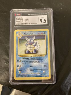 Base Set Cgc 9.5 Wartortle
