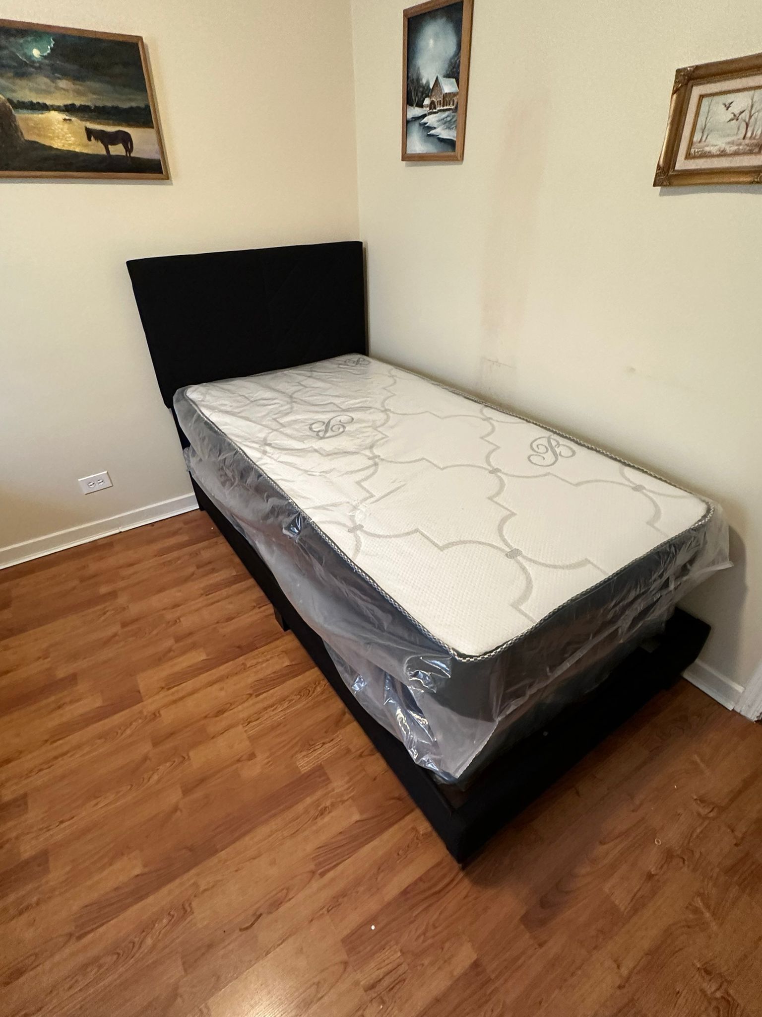 Brand New Twin Bed Frame With Mattress And Box Spring For Only $299 π¨Ready For Delivery π