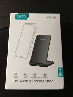 Wireless Qi fast charging stand for iPhone Samsung android phone