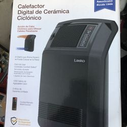 Lasko 23 in. Electric Cyclonic Ceramic Console Heater with Remote