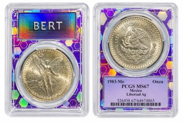 1983 libertad pcgs ms 67