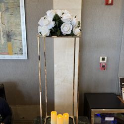 Gold Stands Centerpieces 