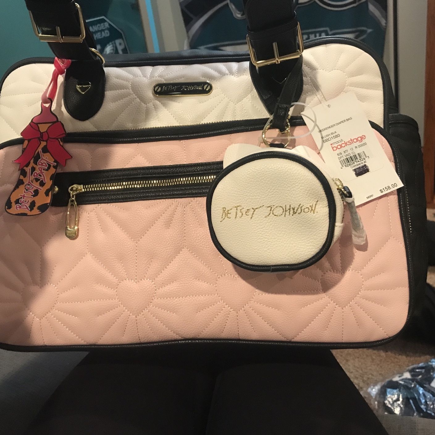 Betsey Johnson Diaper Bag