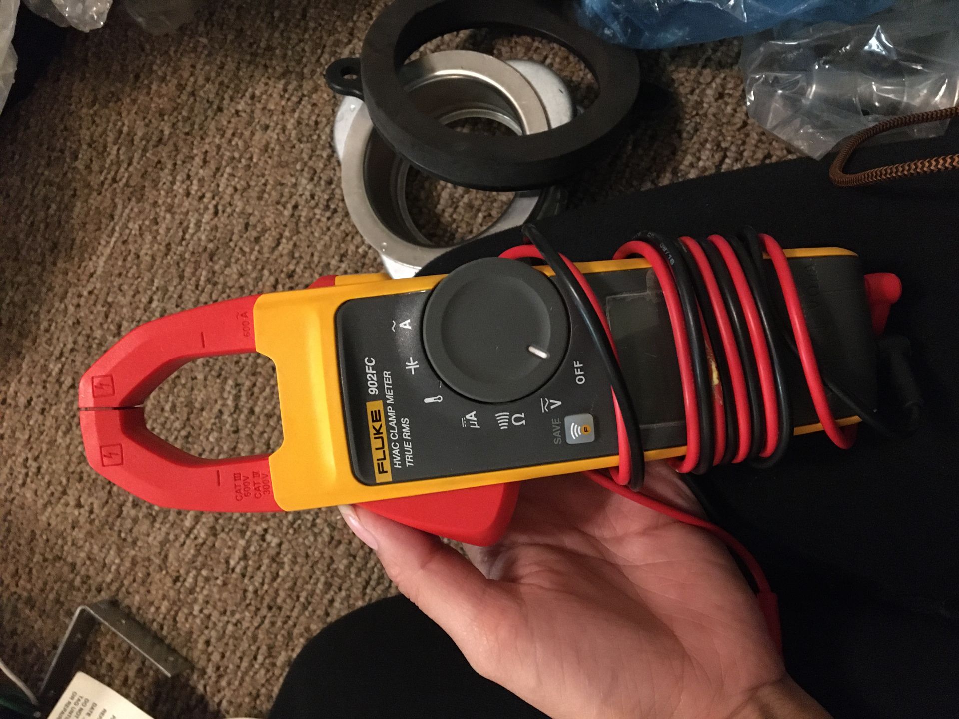 Fluke HVAC clamp meter