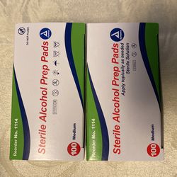 3 Boxes Of Alcohol Cleaning Pads (300 Total)