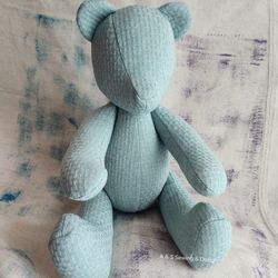 Plush Bear, Upcycle Stuffed Plush