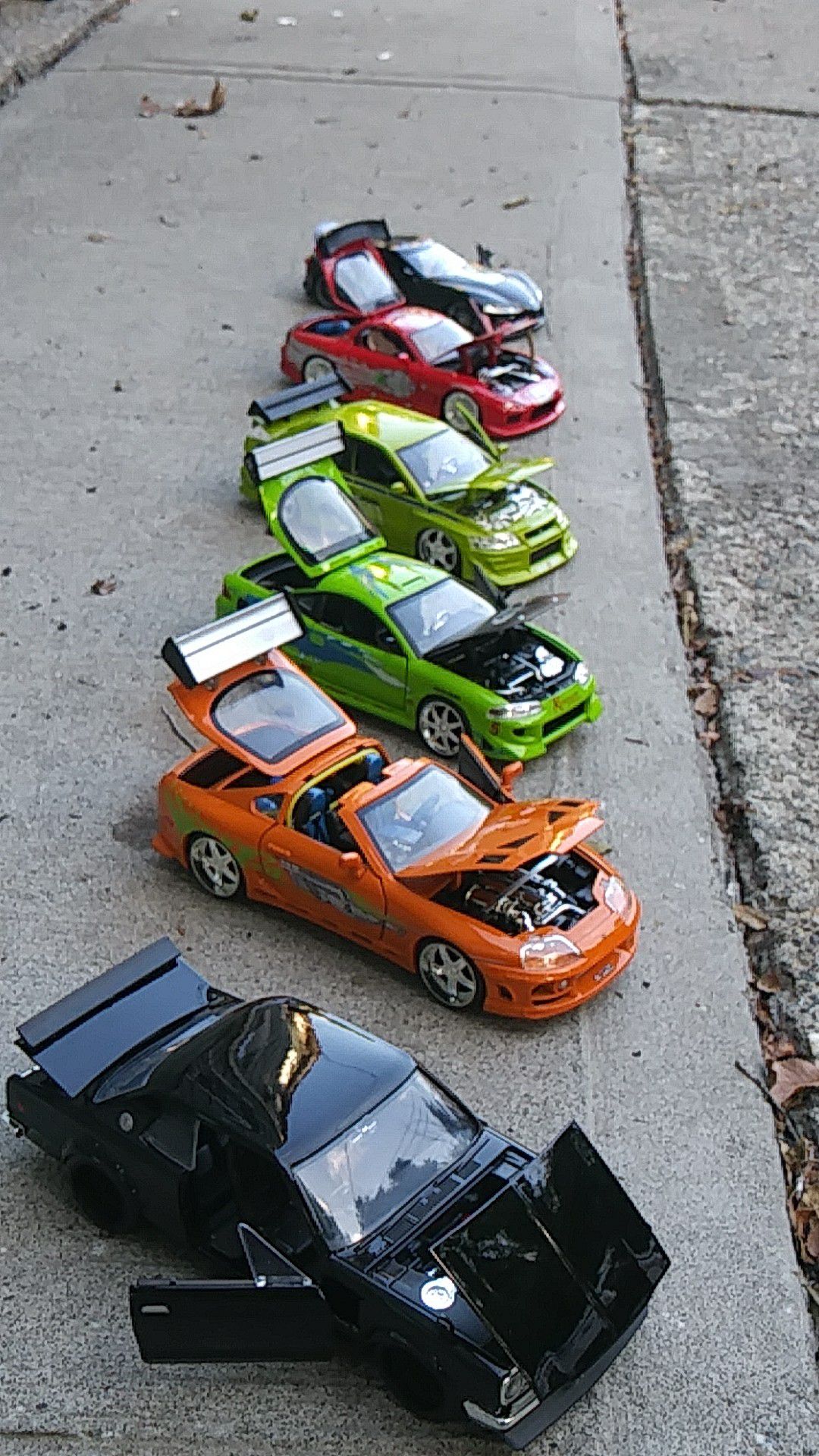 Fast and Furious 1:24 scale cars