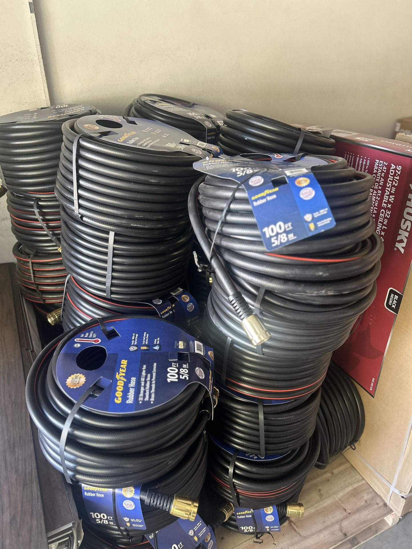 Goodyear MAXLite 5/8 in. x 100 ft. Premium Duty Rubber plus Water Hose