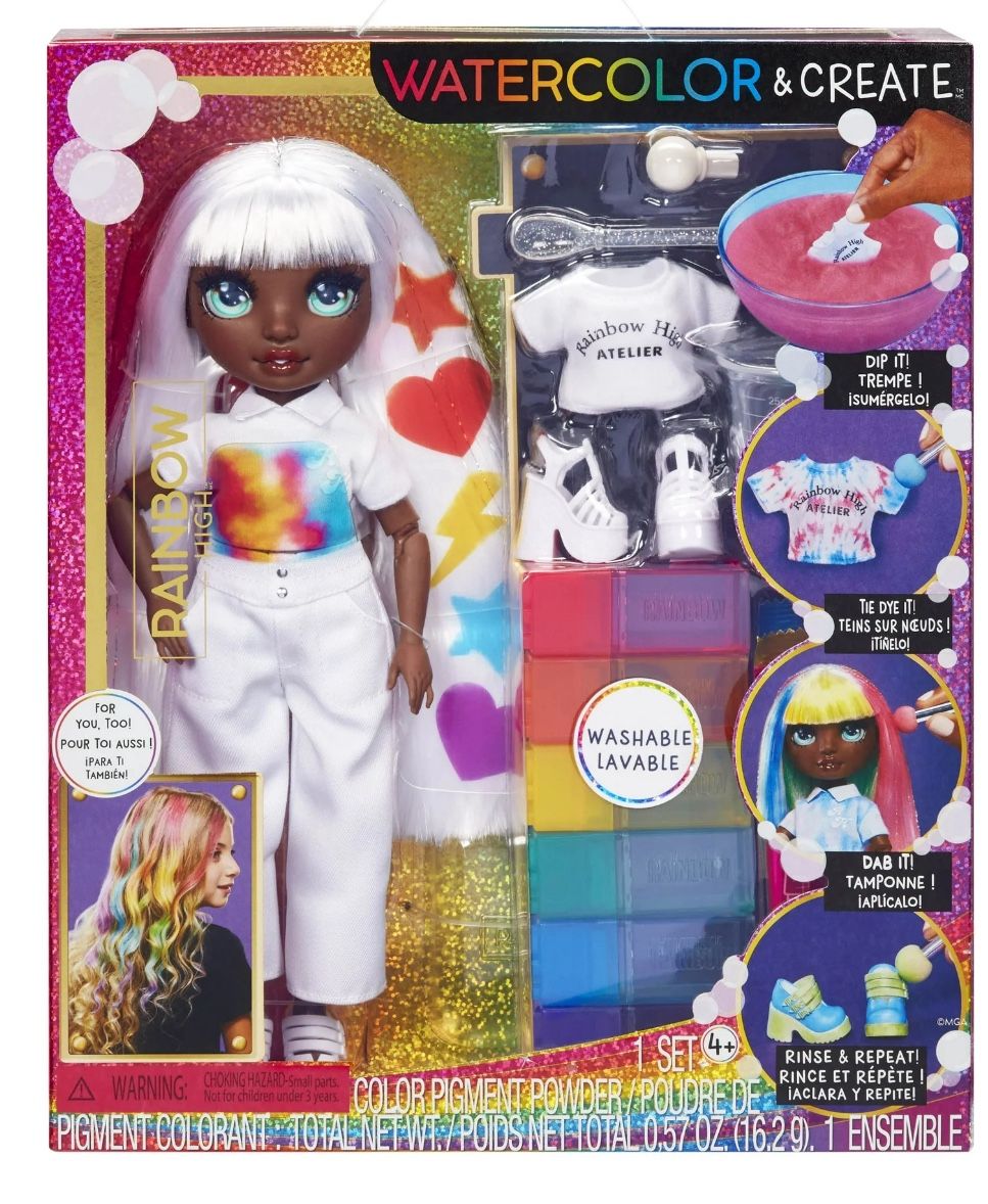 Rainbow Doll Creative Washable
