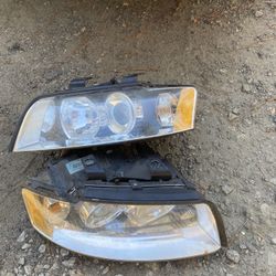 02 Audi A4 headlights