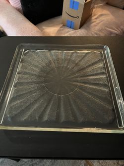 Glass platter