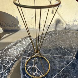 Gold 20 Inch Wedding Floral Stands