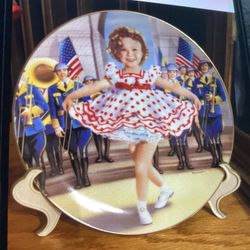 Shirley Temple Plate! Stand Up And Cheer! 