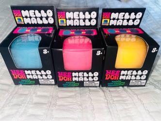 Nee Doh Mello Mallo Squishy Toys 💖💙💛